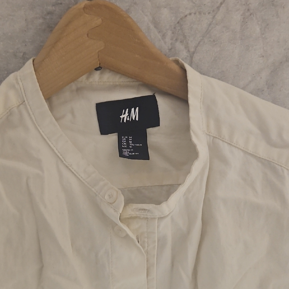 H&M Off-White Casual Shirt